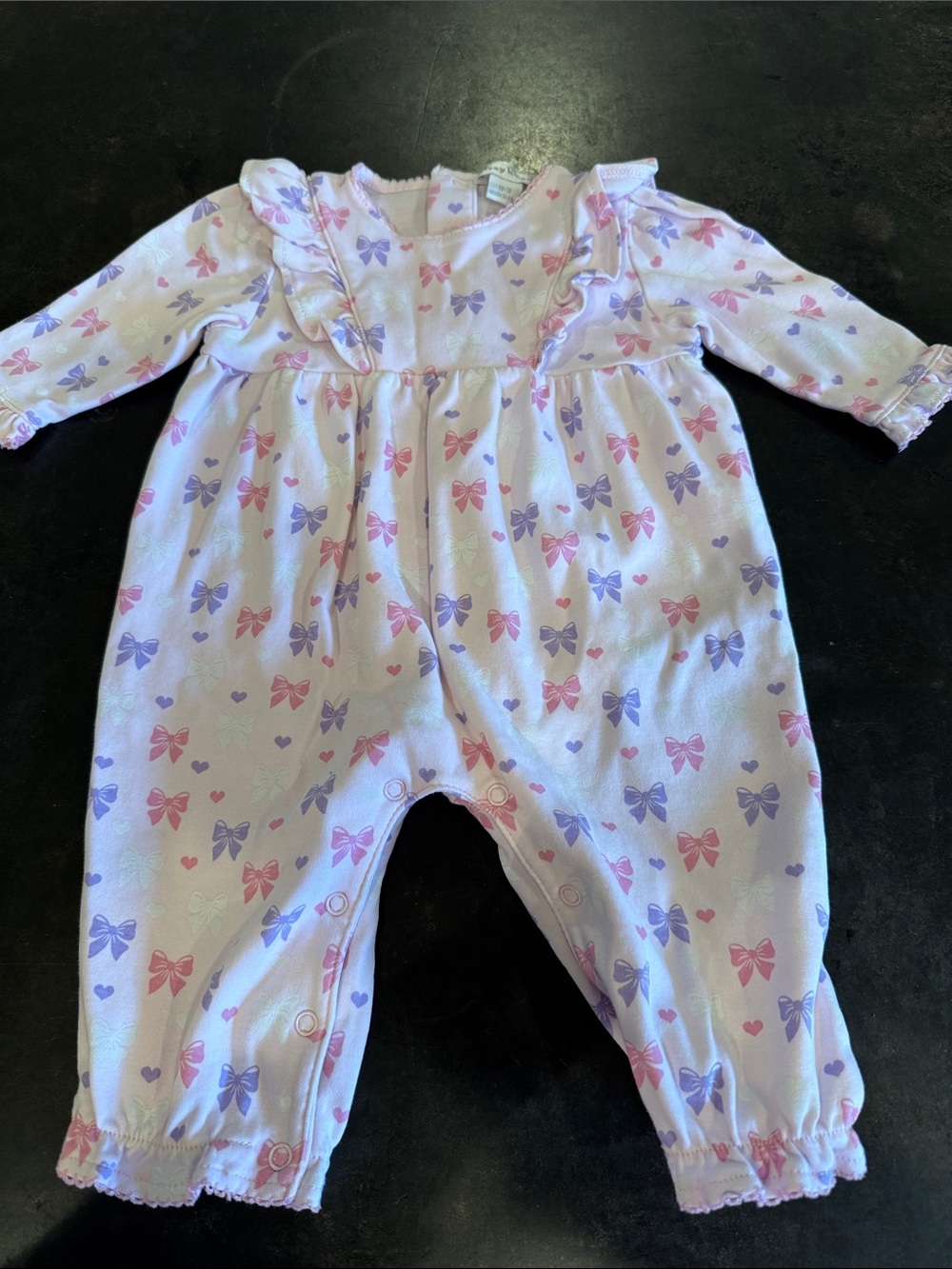 Kissy Kissy 0-3 months onesie like new